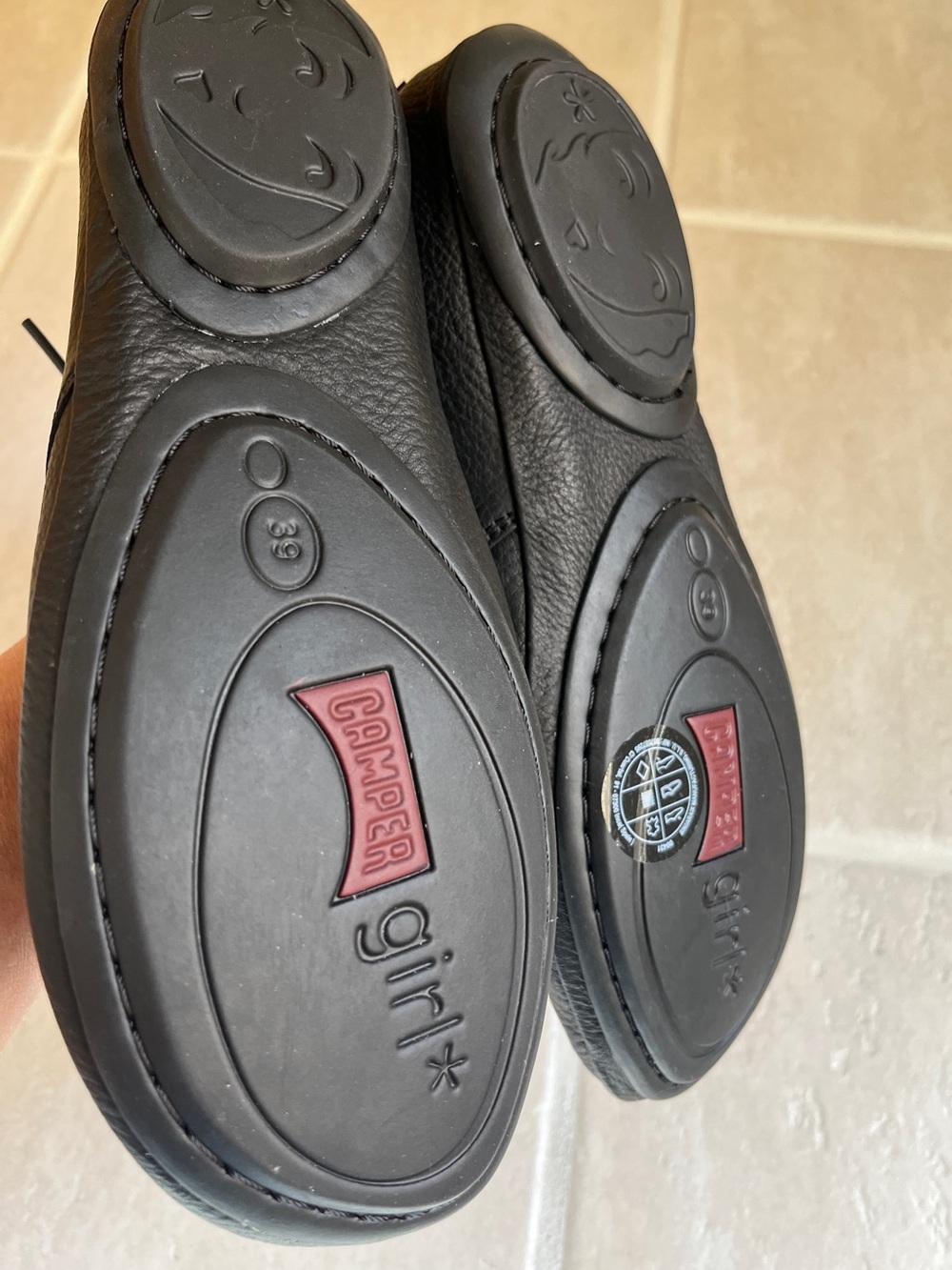 Camper Right Nina Leather Lace-Up Boots, 8 - Picture 3 of 4